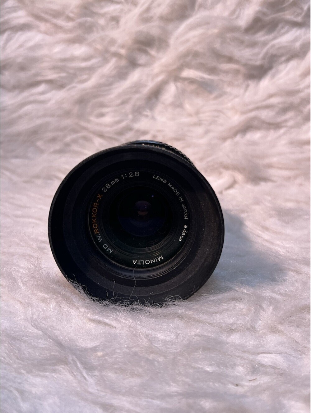 Minolta MD W.Rokkor-X 28mm f/2.8 Wide Angle Manual Focus Lens